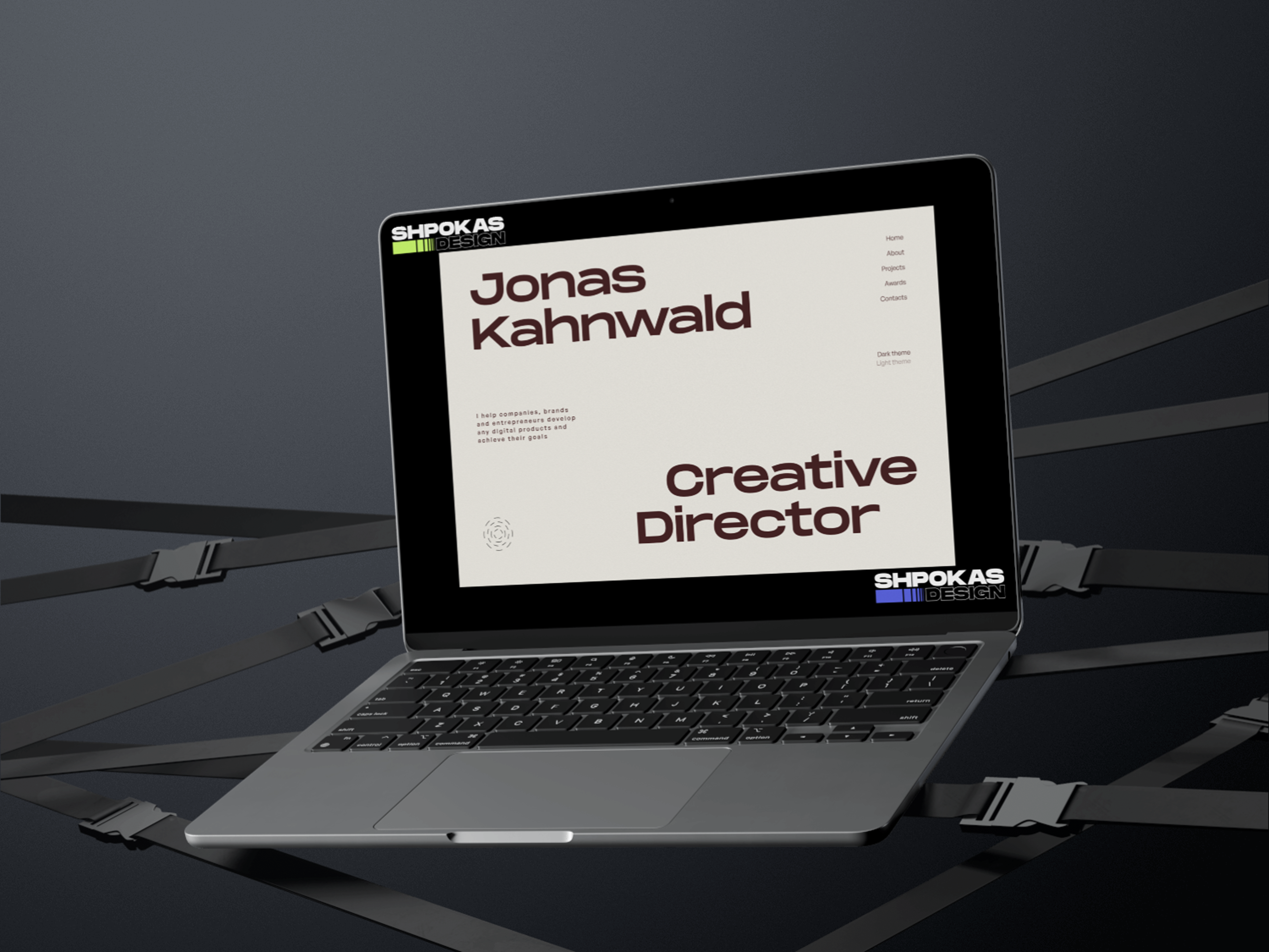 Landing page design